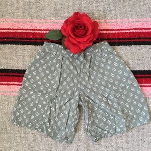 OLD NAVY | LIGHT GREEN CULOTTE SHORTS 5T